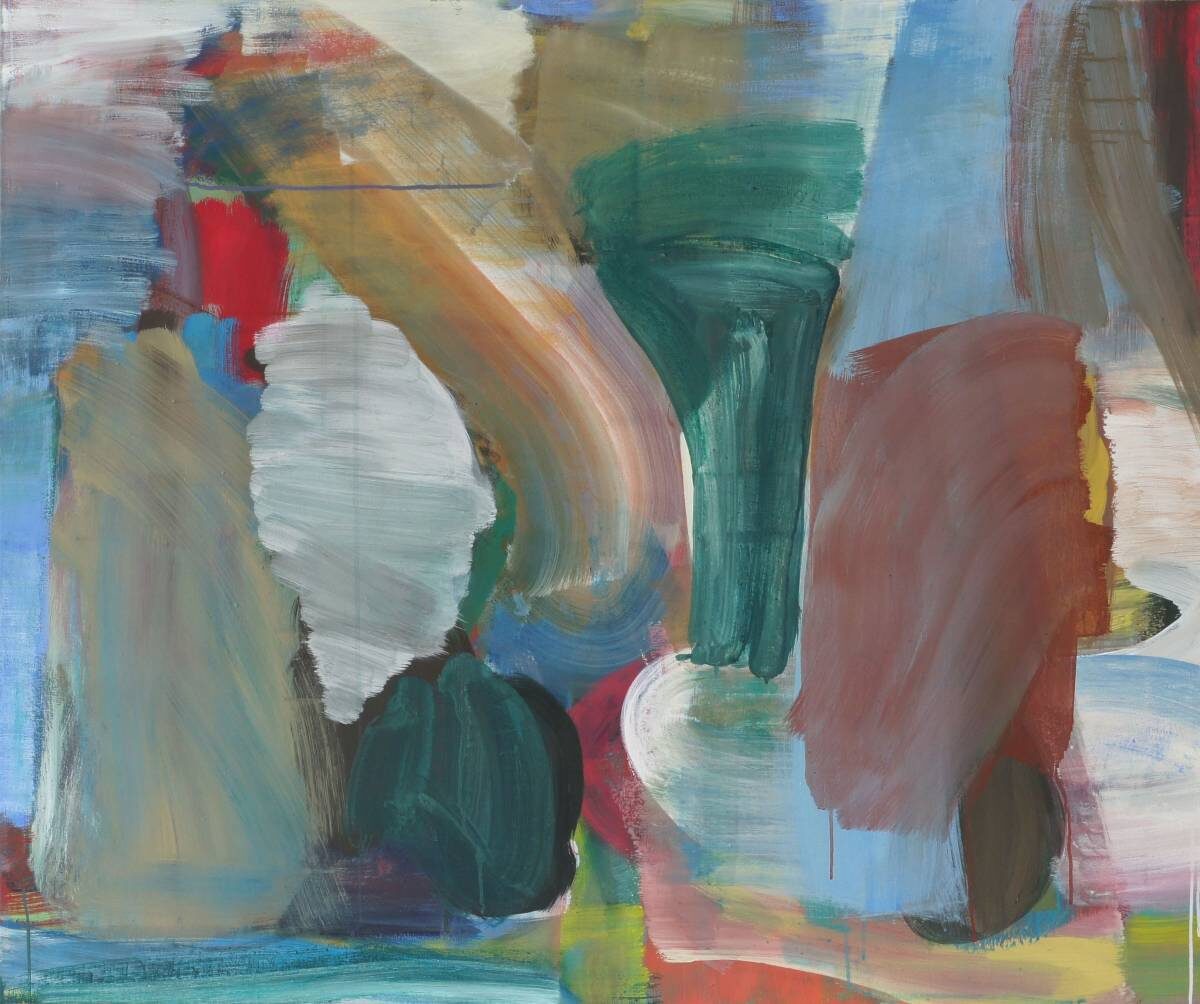 Gemälde von Christine Gläser: frisch, 2010, Eitempera auf Baumwolle, 100x120 cm