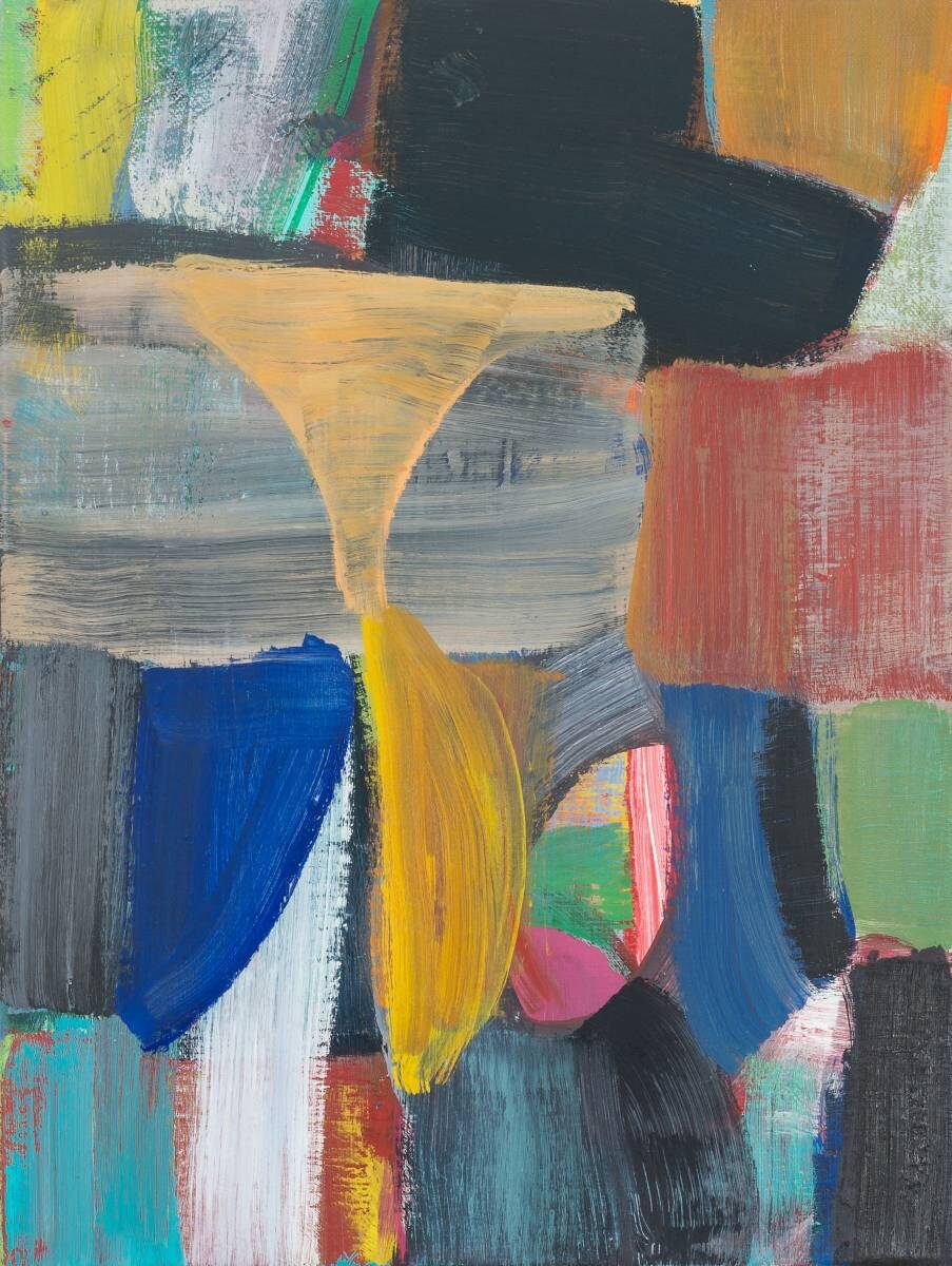 Gemälde von Christine Gläser: Kelch, 2014, Eitempera und Öl auf Baumwolle, 40x30 cm