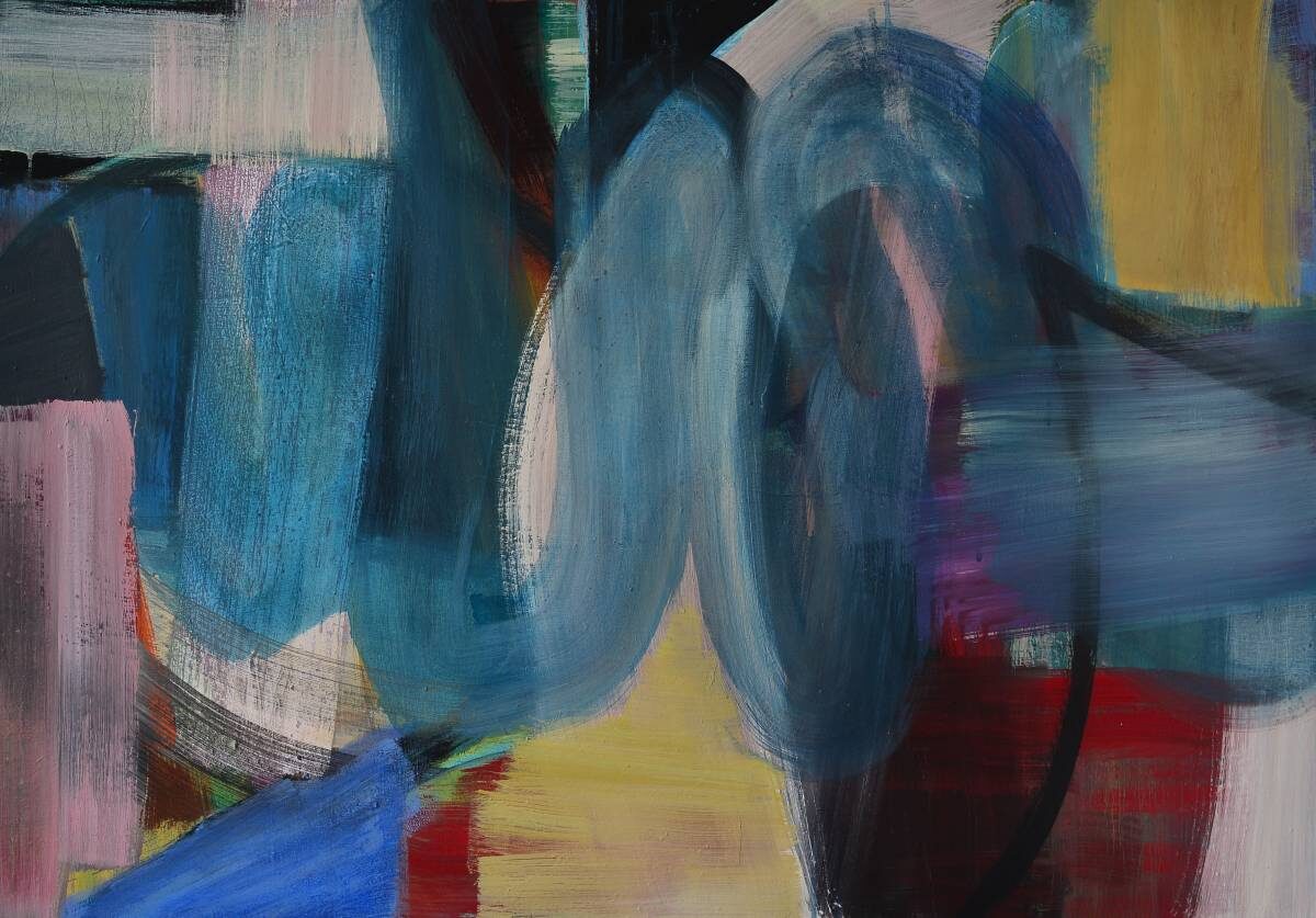 Gemälde von Christine Gläser: Brise, 2016, Eitempera auf Baumwolle, 70 x 100 cm