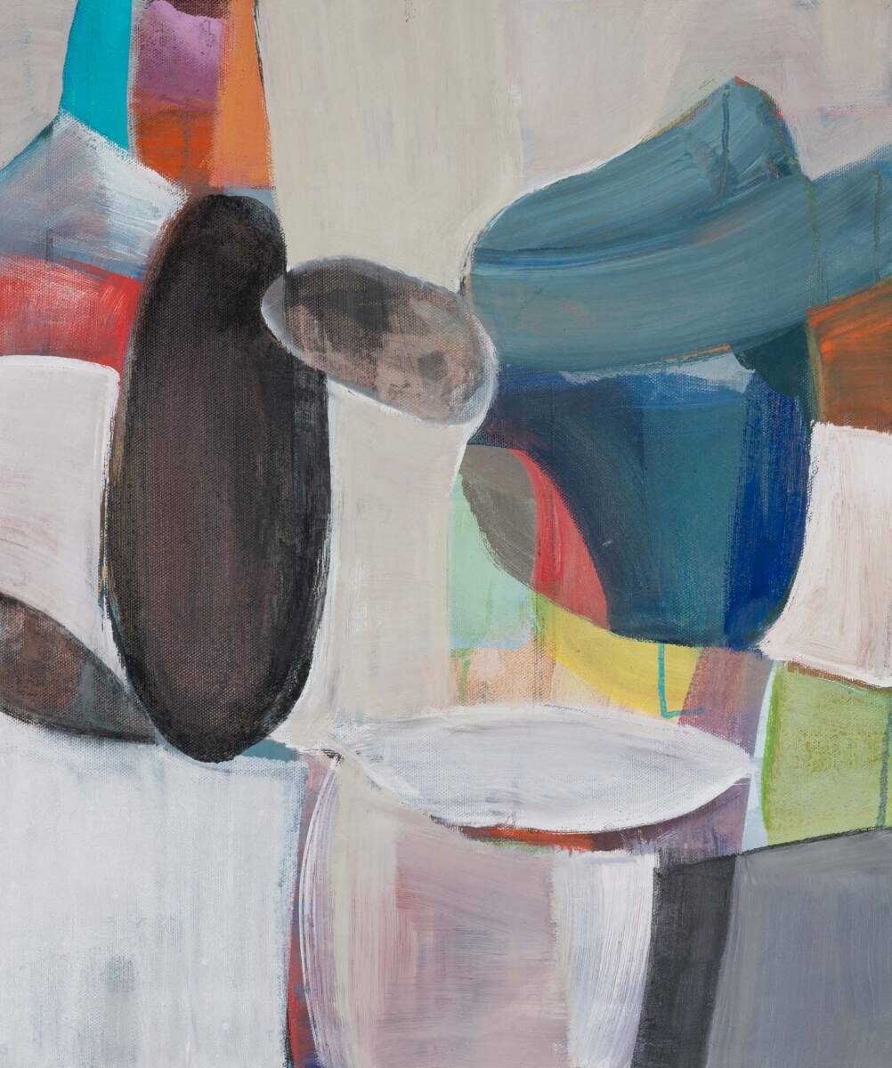 Gemälde von Christine Gläser: Licht, 2021, Eitempera auf Baumwolle, 60 x 50 cm