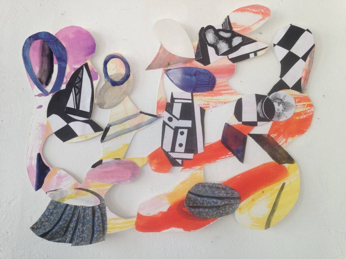 Arbeit von Christine Gläser: rock, 2015, Papier, Aquarell, 29x40 cm