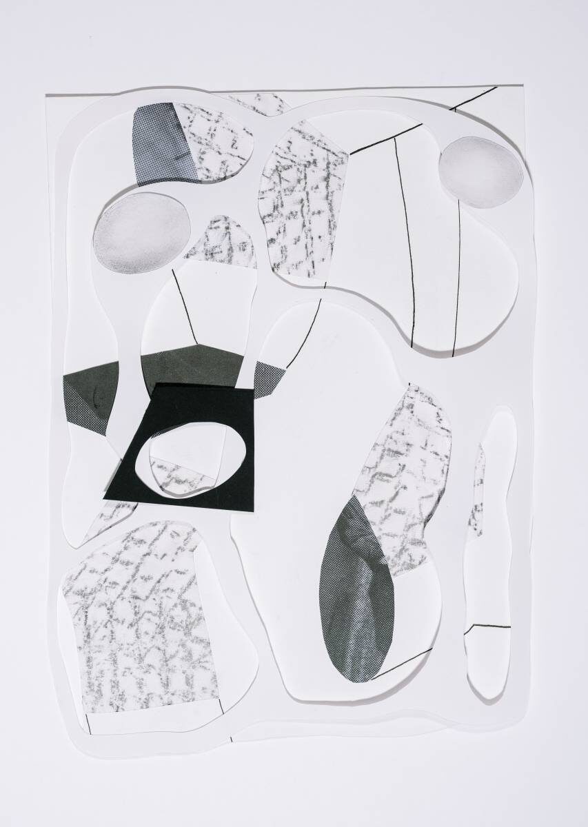 Arbeit von Christine Gläser: nahsicht, 2016, Papier, 39x29 cm